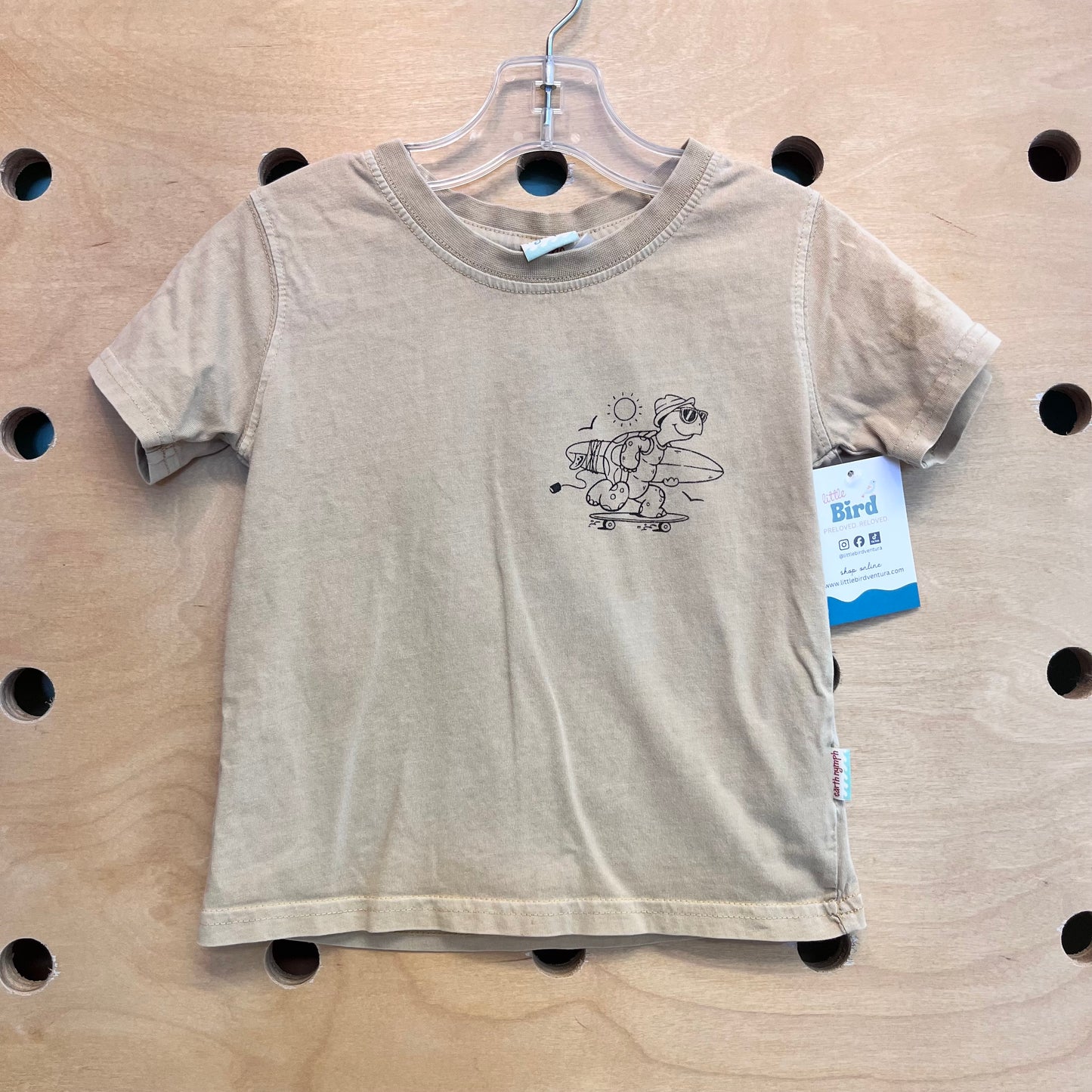 Sandy 'Stay Stoked' Cotton Tee