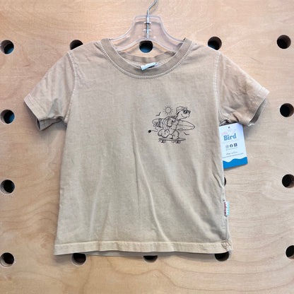 Sandy 'Stay Stoked' Cotton Tee