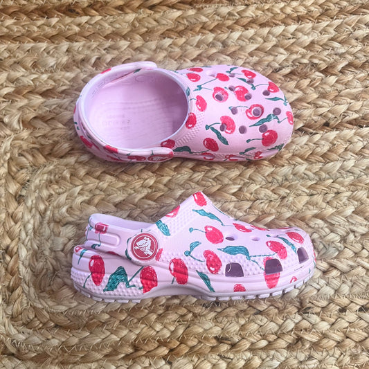 Pink & Cherries Clogs