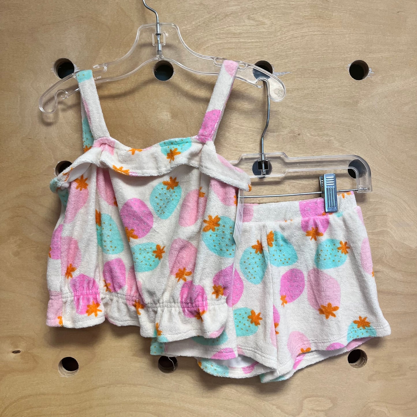White Terry Strawberries Outfit