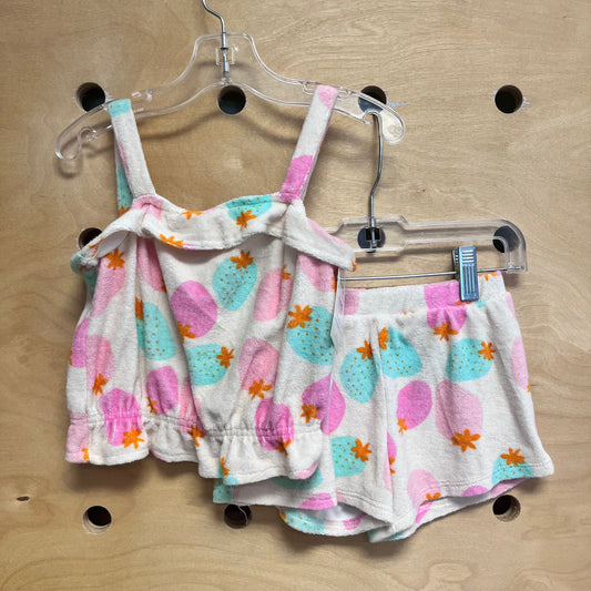 White Terry Strawberries Outfit