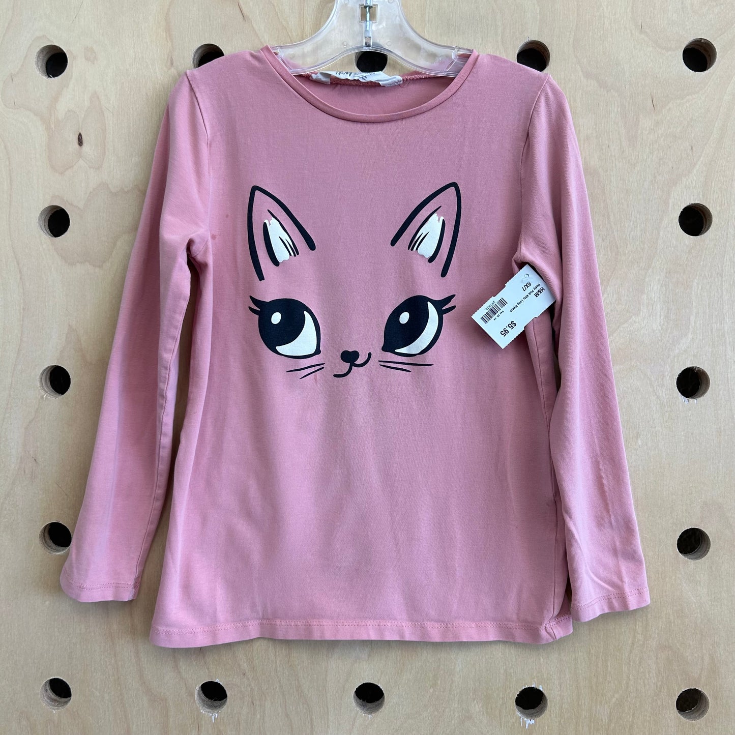 Dusty Pink Kitty Long Sleeve
