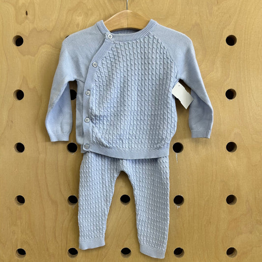 Periwinkle Knit Outfit