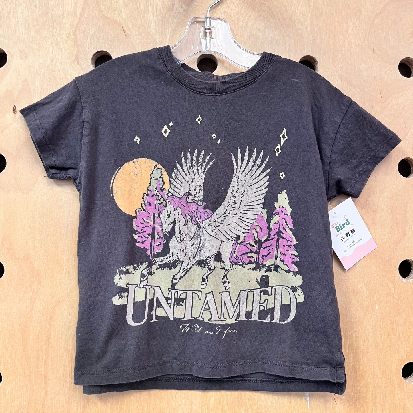 Grey Untamed Pegasus Tee