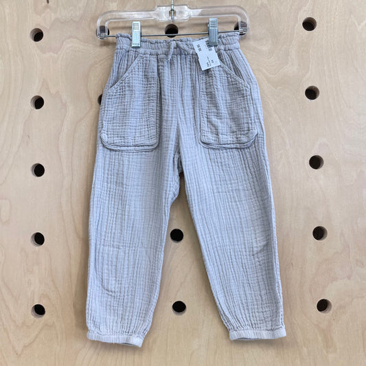 Grey Gauze Pants