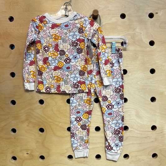 Organic Neutrals Floral Pajamas