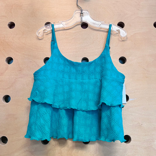 Green Tiered Tank Top