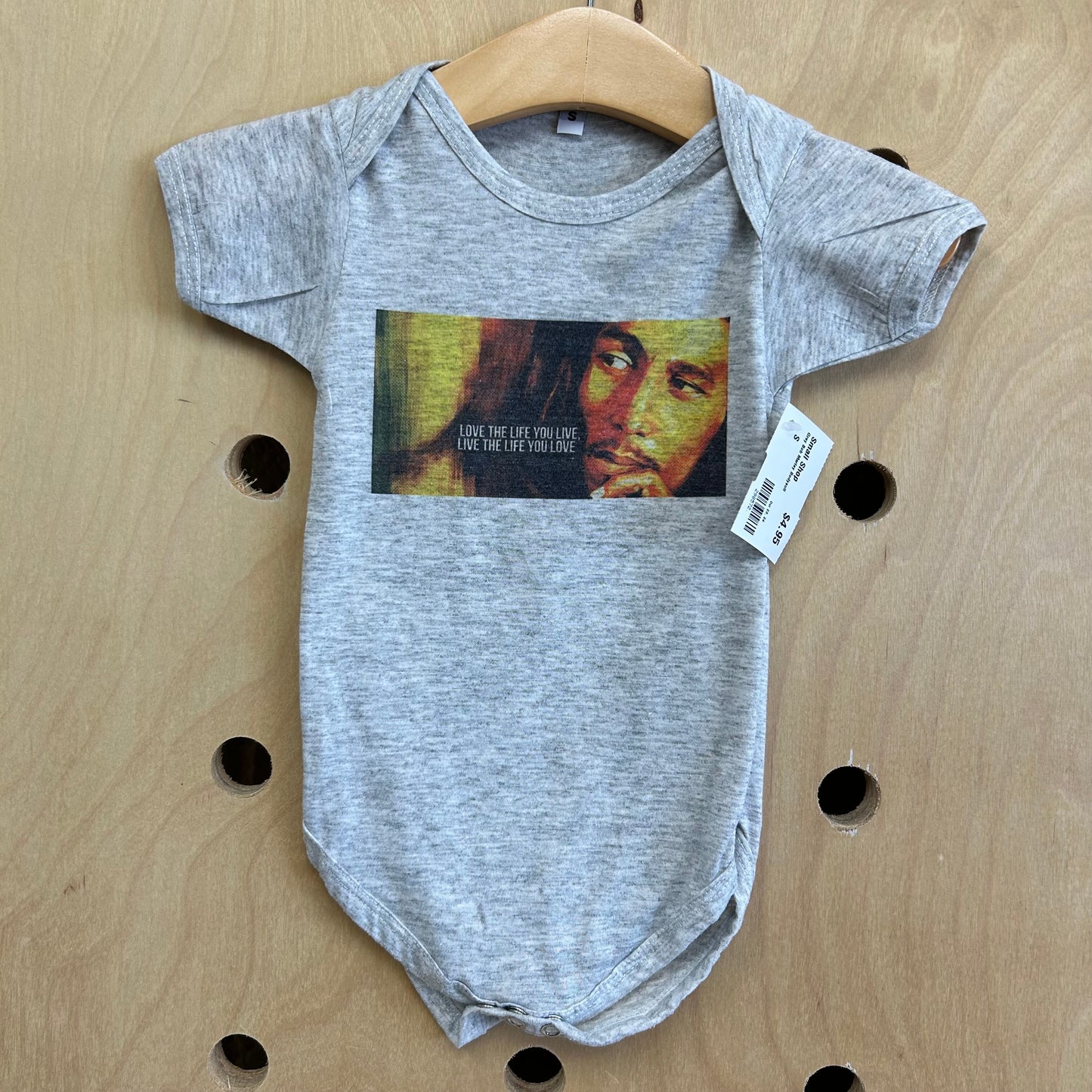 Grey Bob Marley Bodysuit