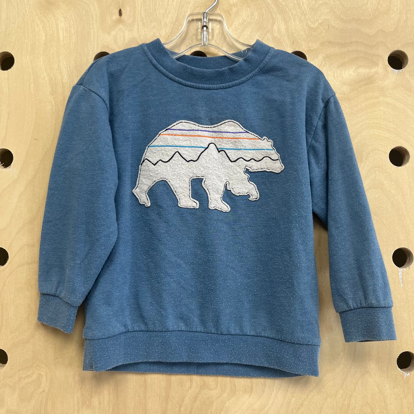 Blue California Bear Crew Neck Sweatshirt