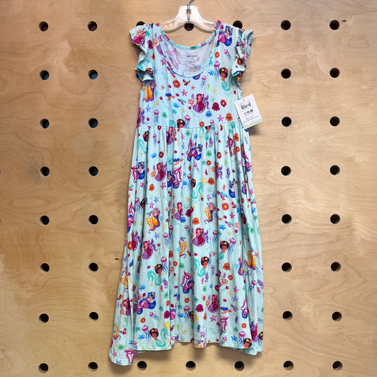 Aqua Bamboo Mermaid Dress