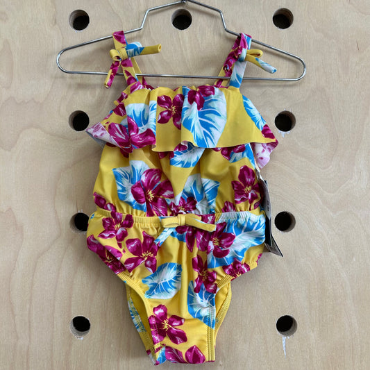 Yellow Plumeria Swimsuit NEW!