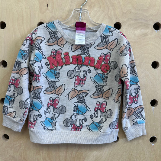 Beige Minnie Sweatshirt