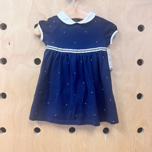 Navy + White Stars Dress
