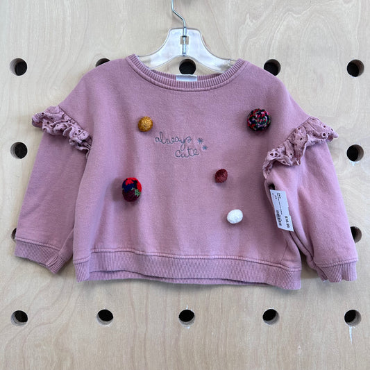 Clay Always Cute Pom Pullover