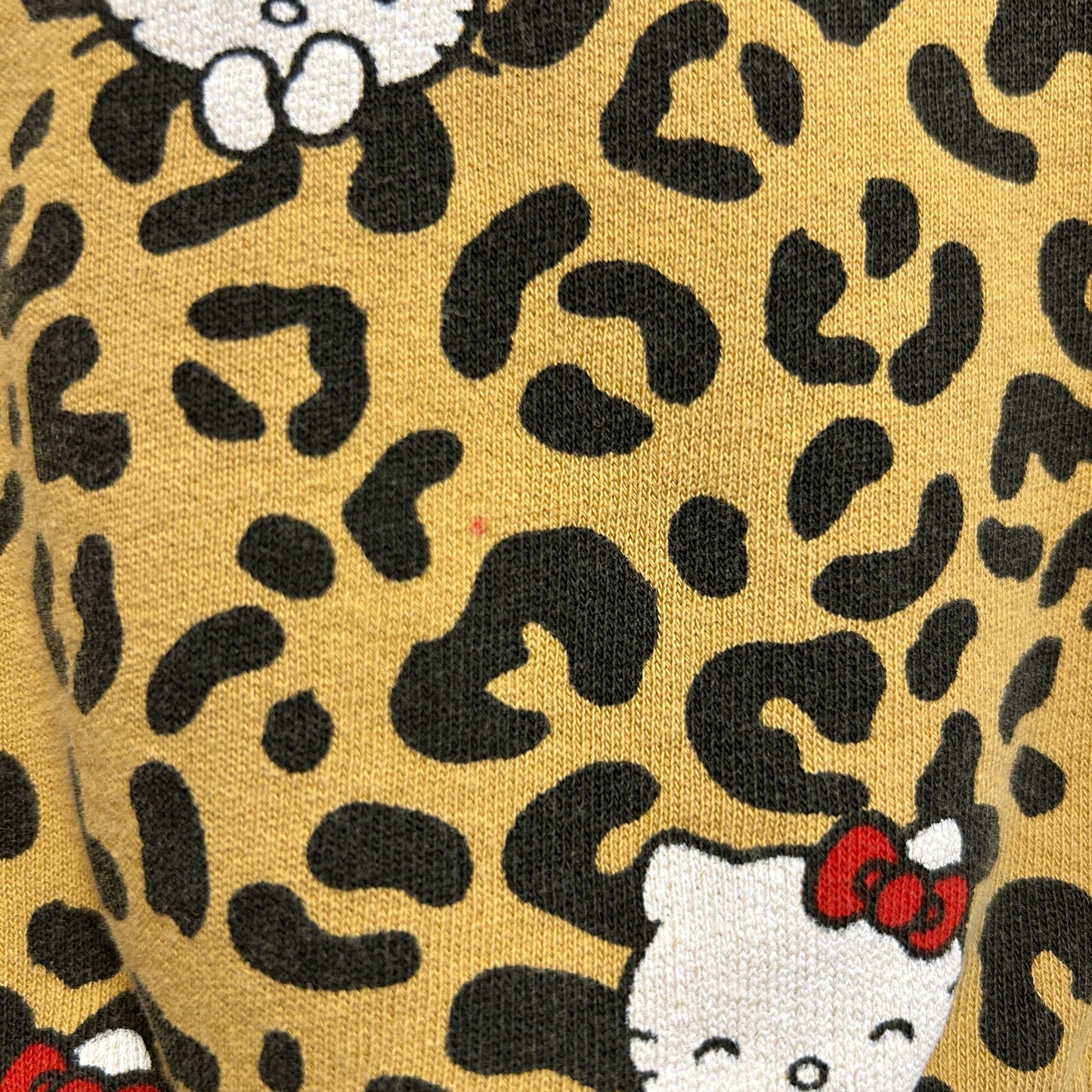 Leopard Print Hello Kitty Pullover