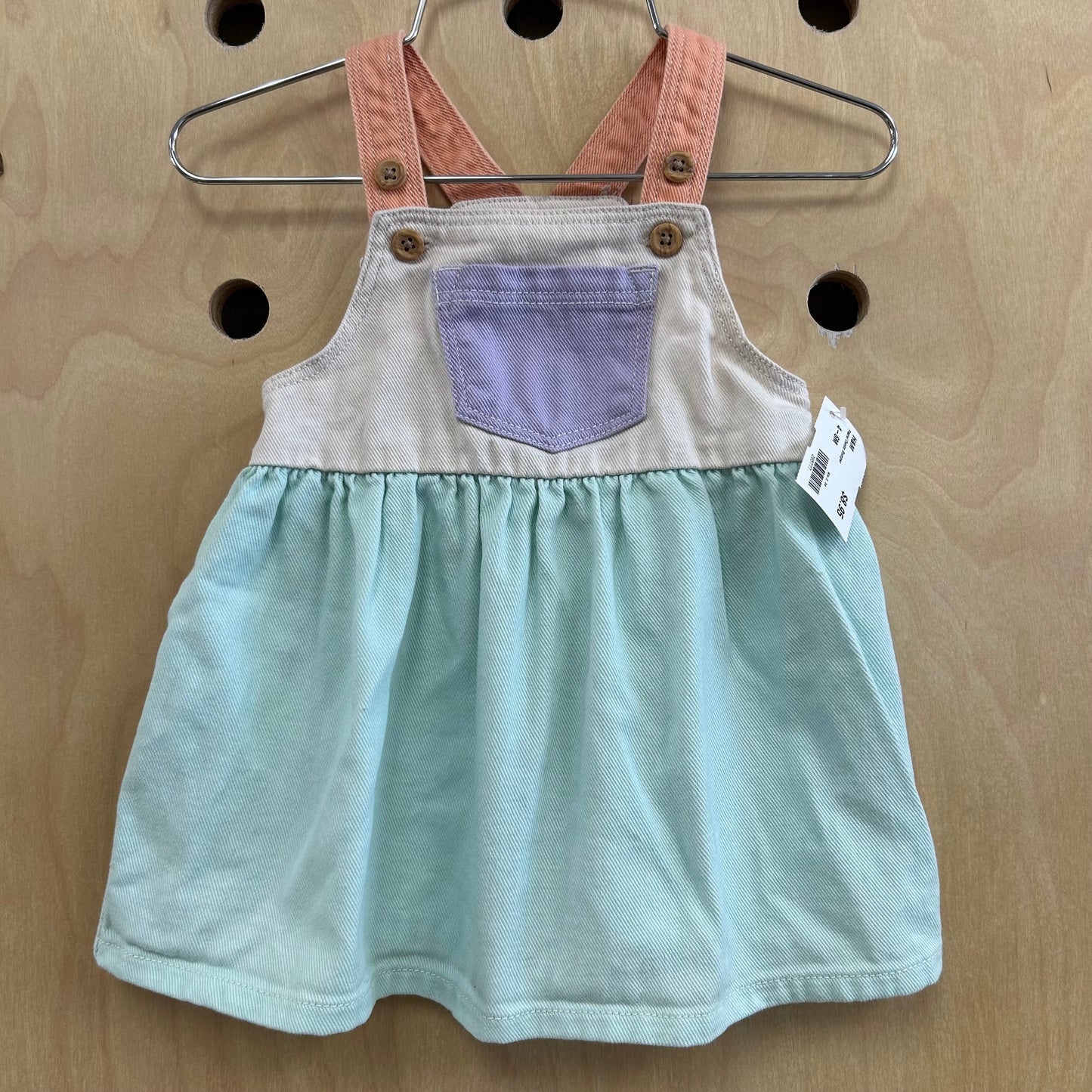 Pastel Denim Romper