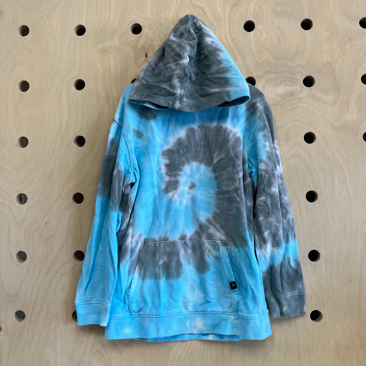 Blue & Grey Tie Dye Hoodie