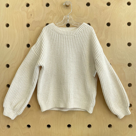 Cream Chunky Knit Sweater