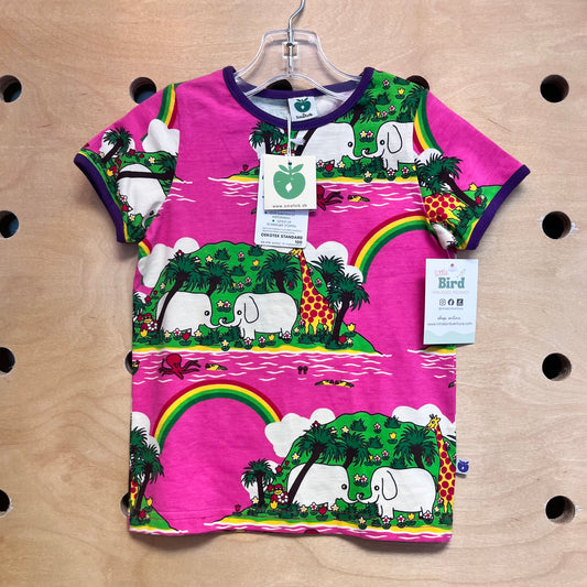 Pink Safari/Rainbow Tee NEW!!