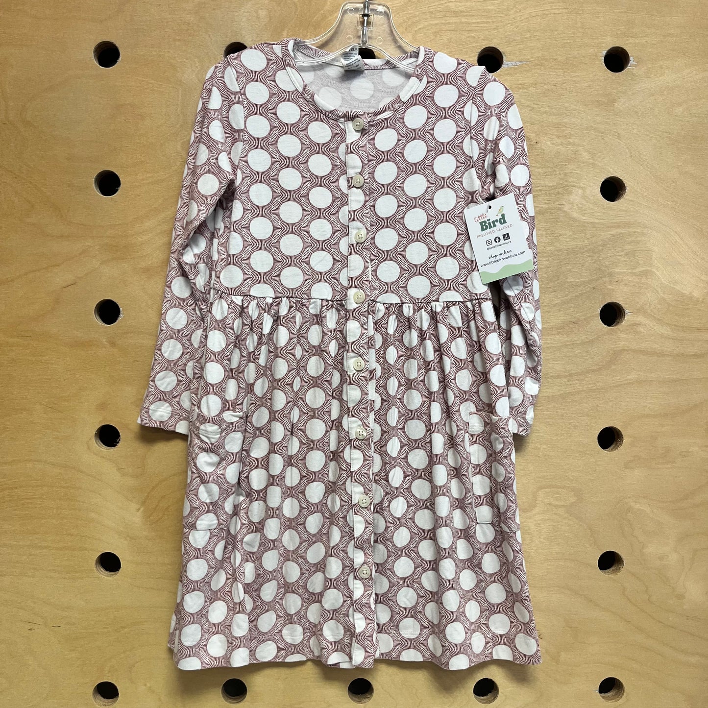 Red Polka Dot Bamboo Dress