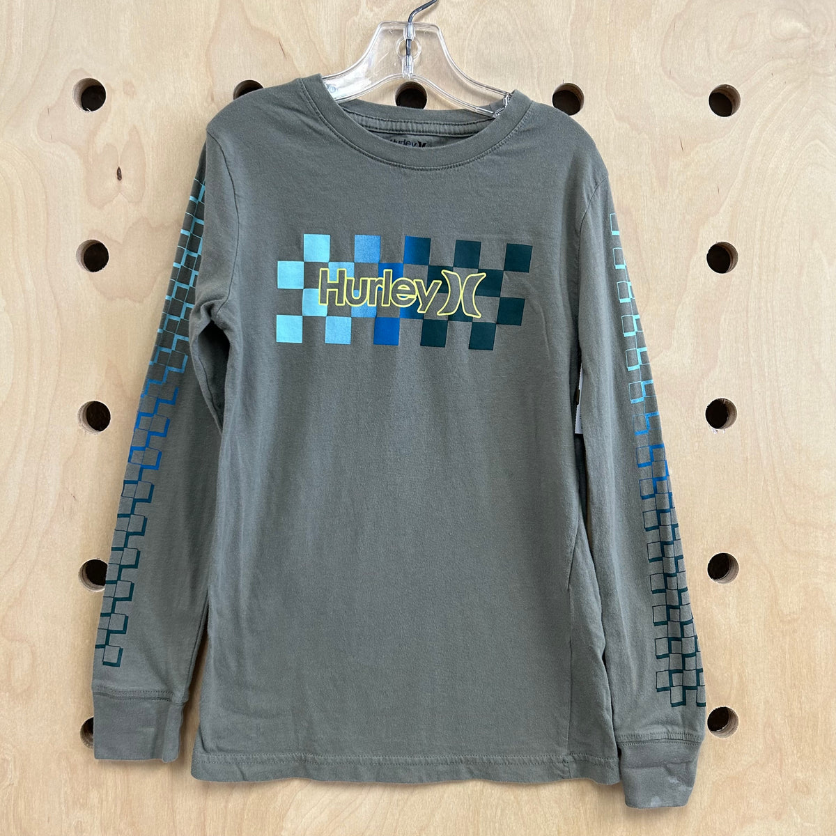 Green Checkered Logo Tee