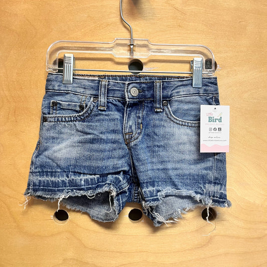 Raw Hem Denim Shorts