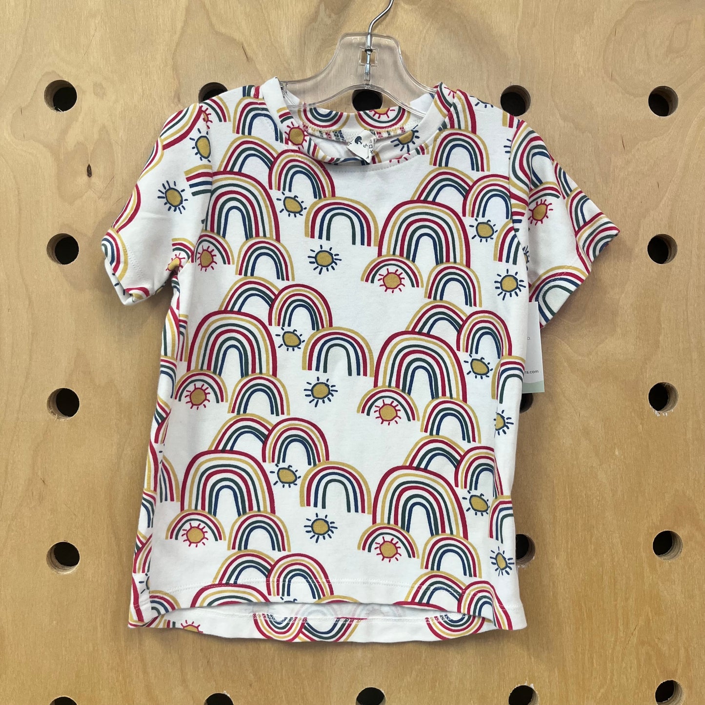Organic Cream Rainbow Tee