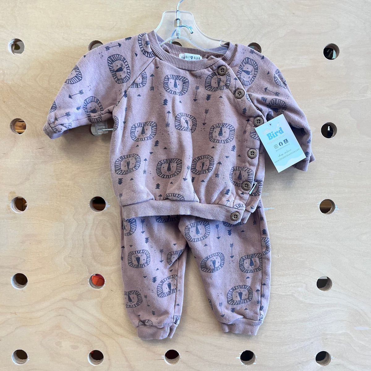 Organic Brown Lions Outfit