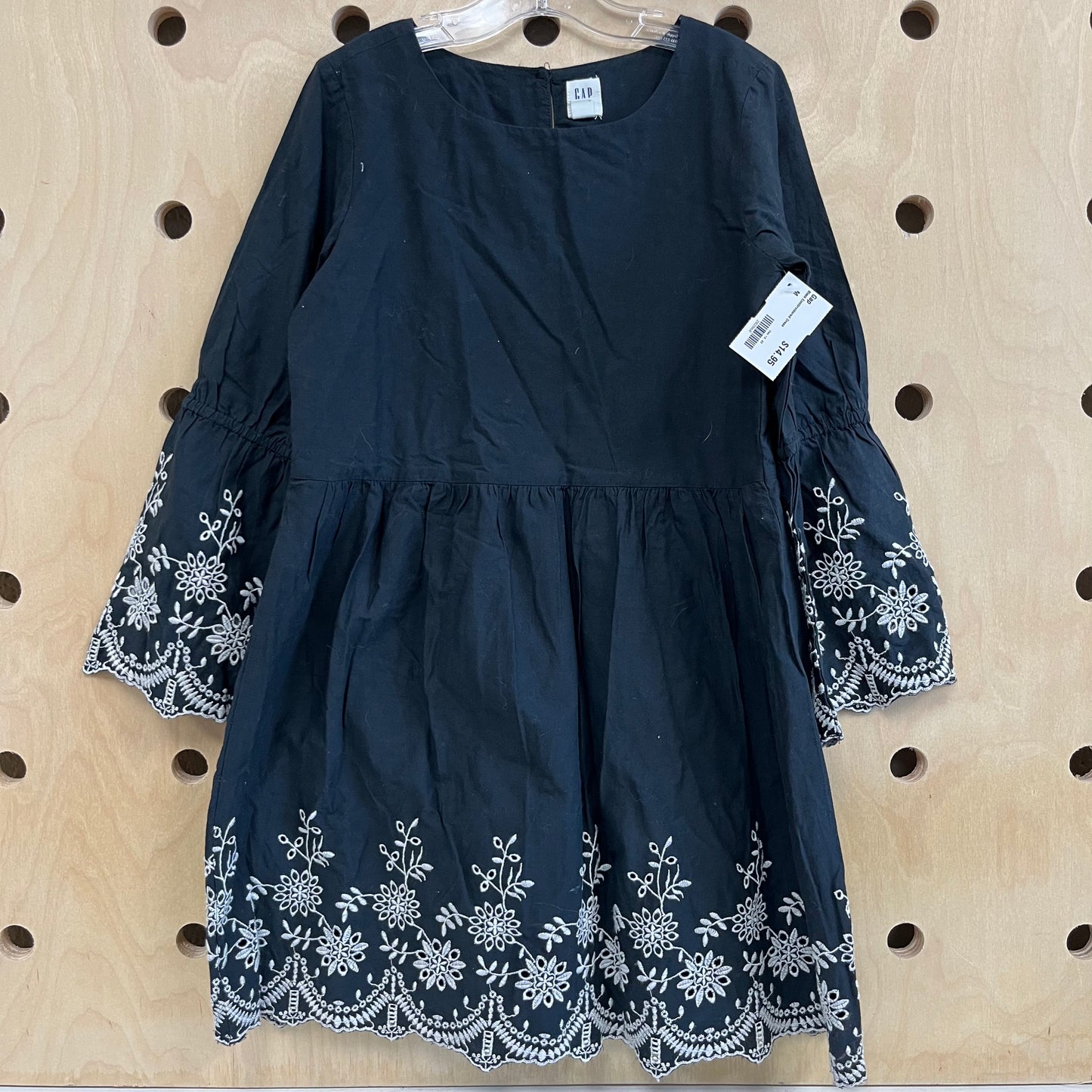 Black Embroidered Dress