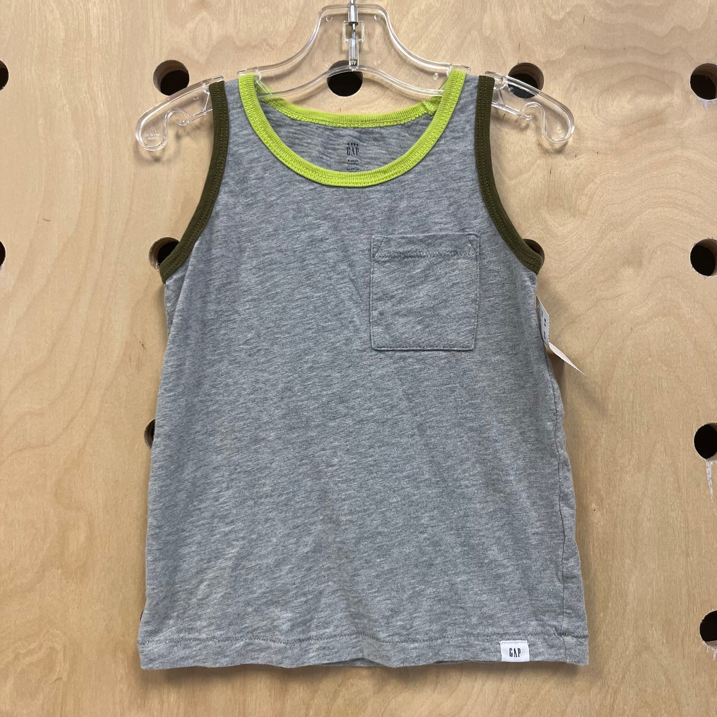 Grey & Green Tank