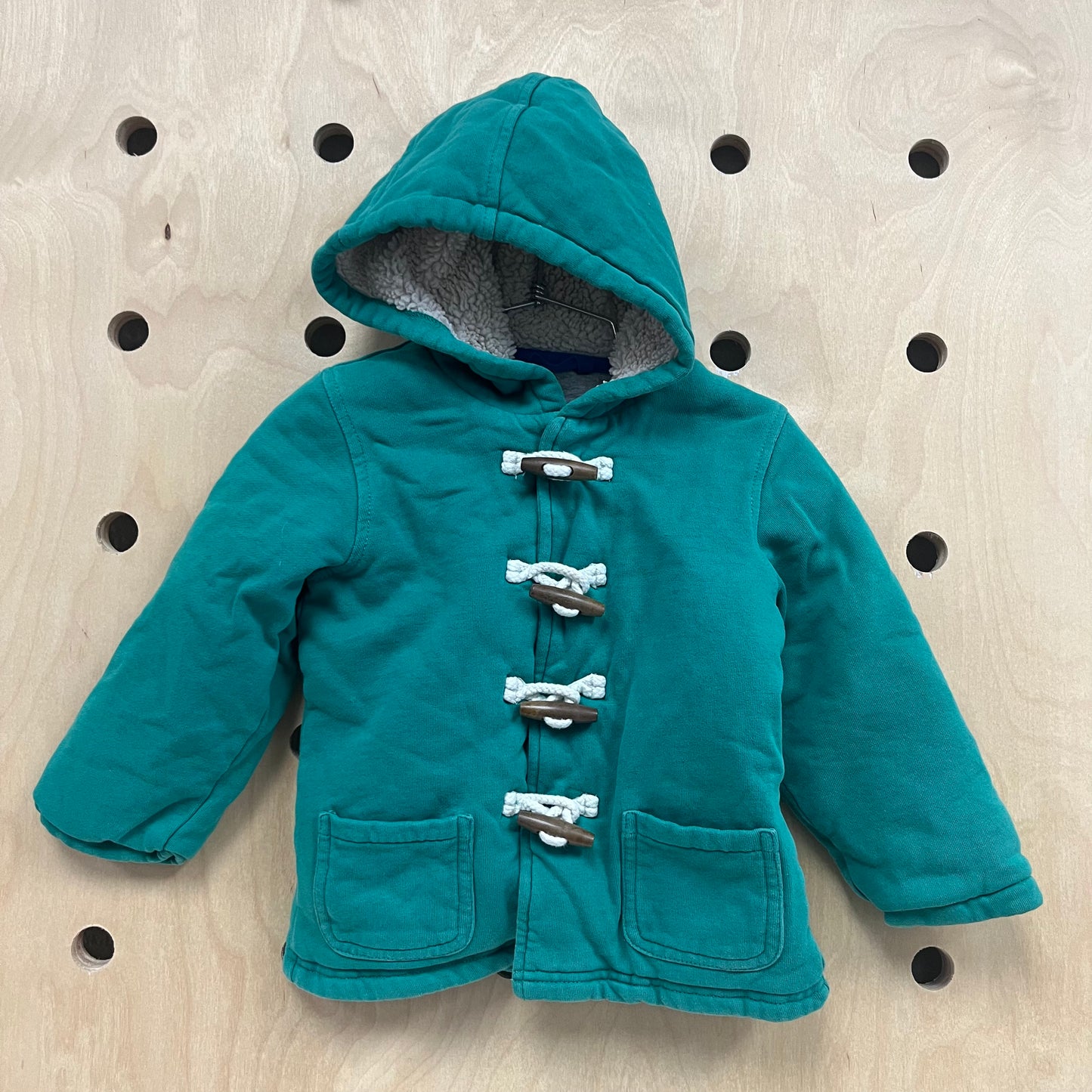 Green Wood Button Jacket