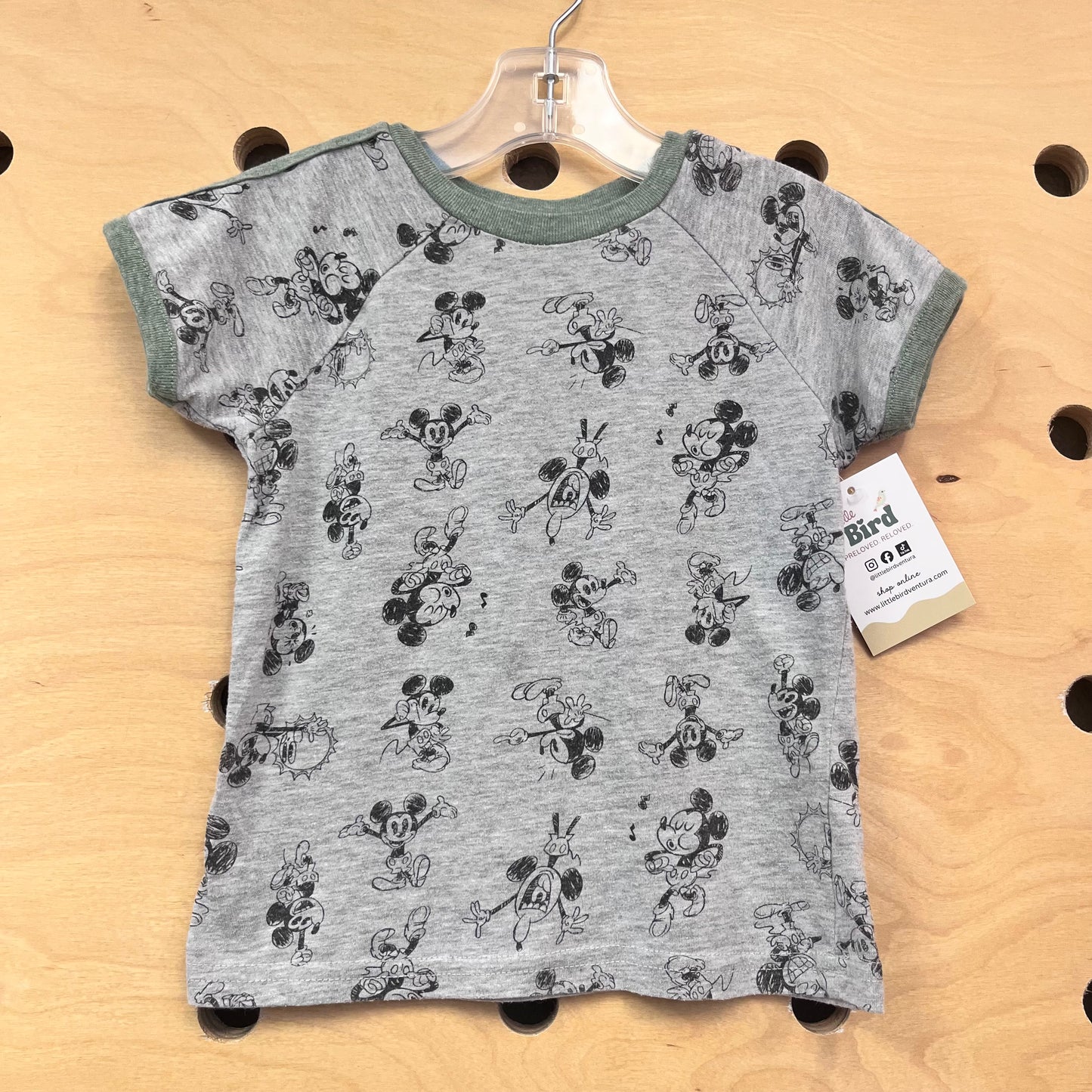 Grey Mickey Tee