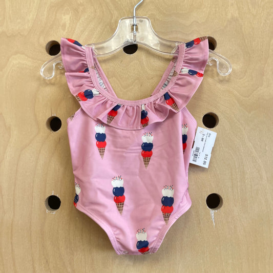 Pink Ice Cream Cone Swimsuit