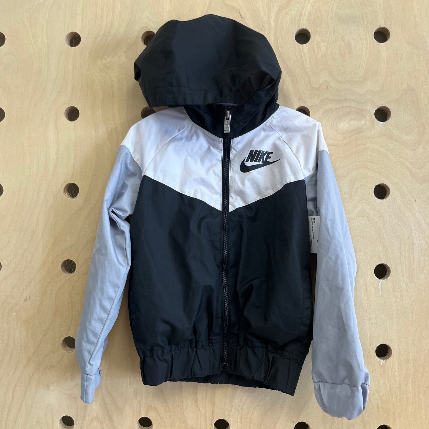 Black Grey & White Zip Hoodie
