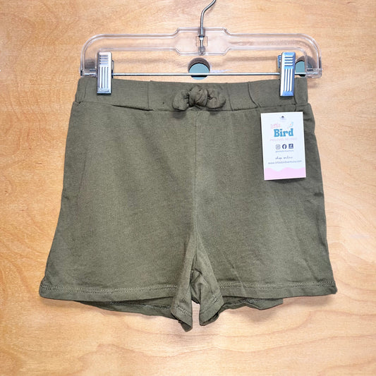 Green Pull On Shorts