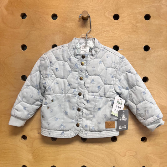 Blue Quilted Pooh Jacket NEW!
