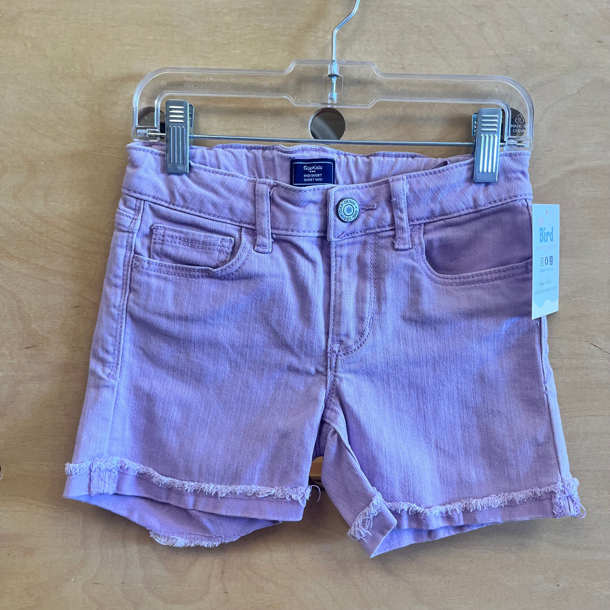 Lavender Cuffed Shorts