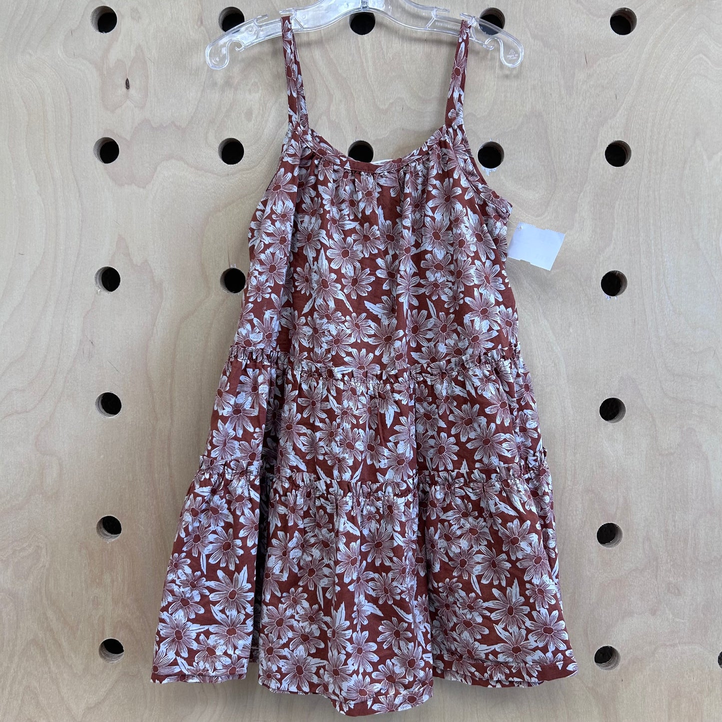 Brown Floral Dress