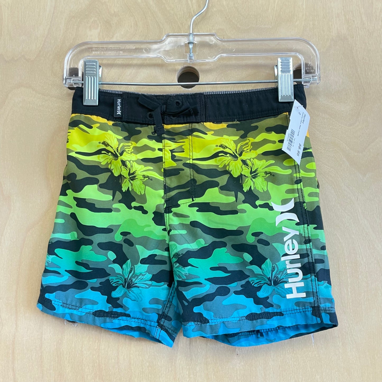 Colorful Camo Swim Trunks