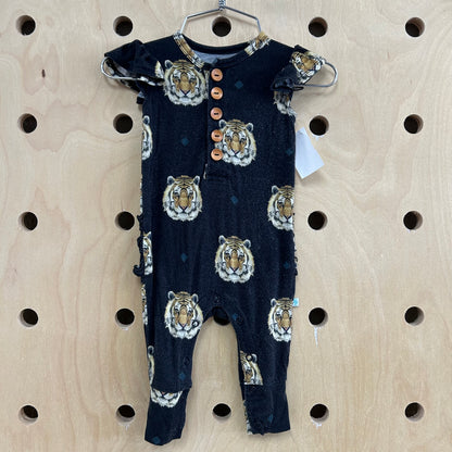 Black Tiger Romper *wash wear