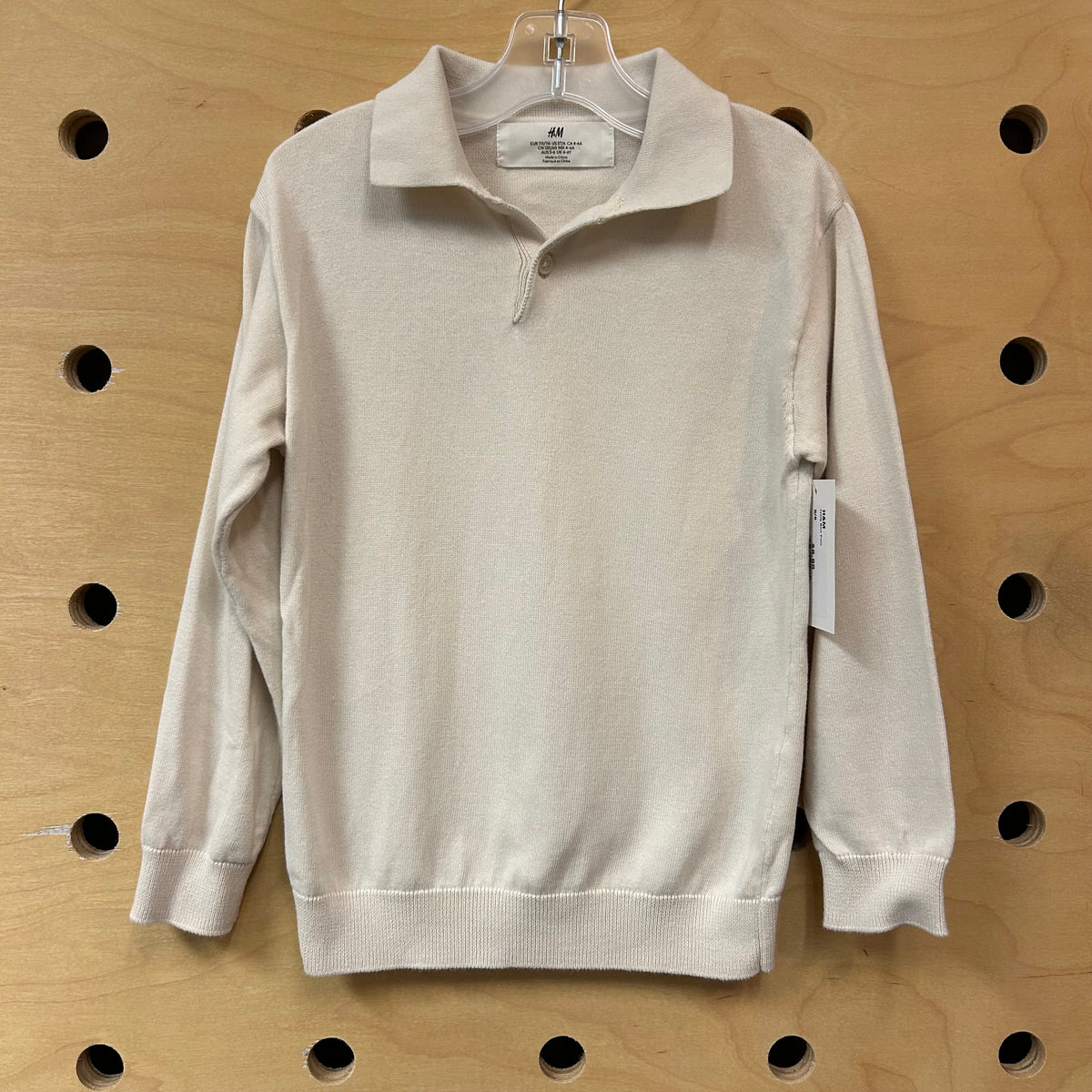 Ivory Knit Polo