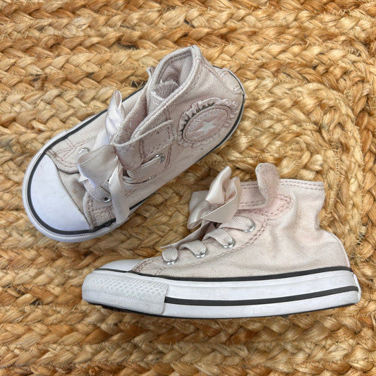 Light Pink Ruffles & Bows Hi Tops