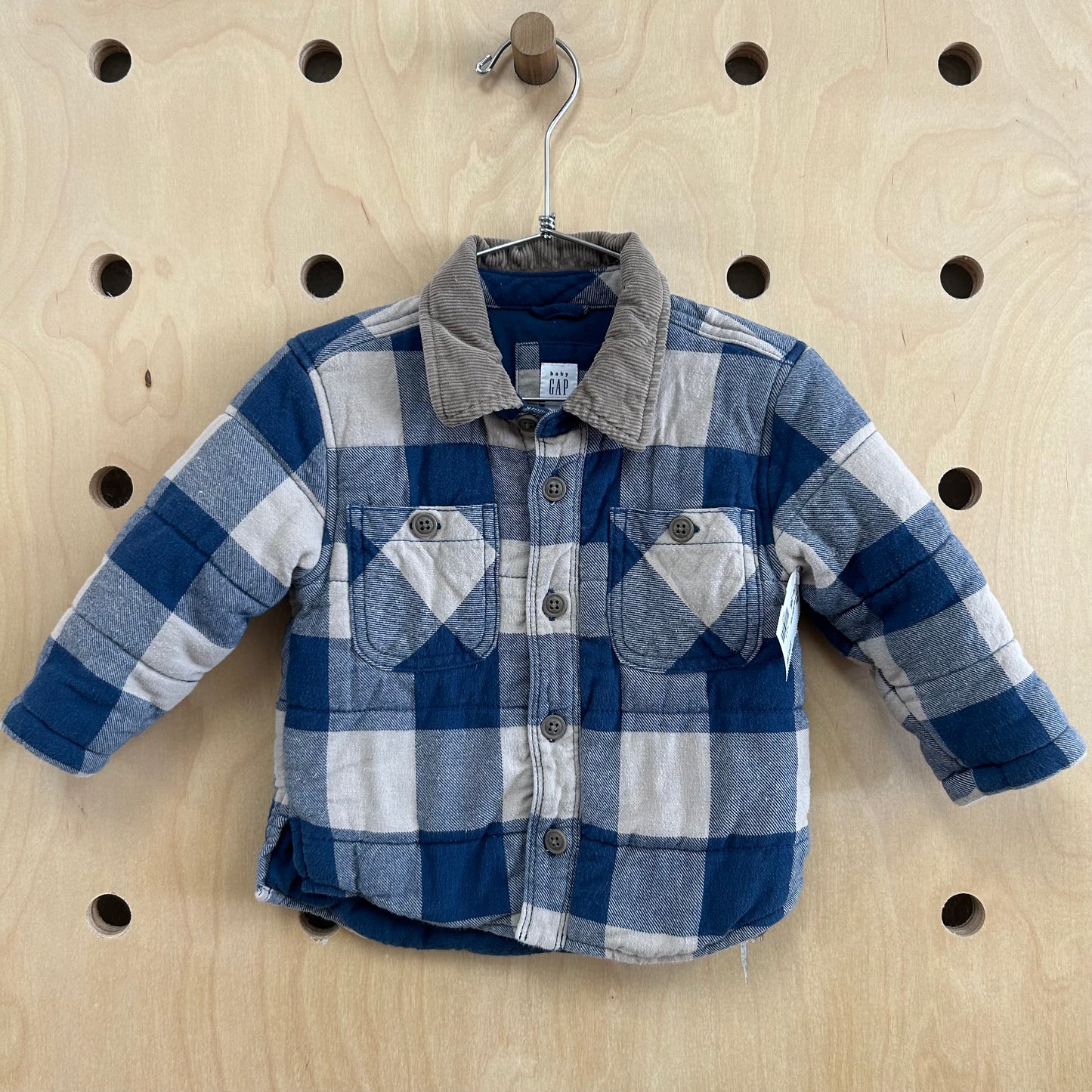 Blue & Grey Quilted Jacket