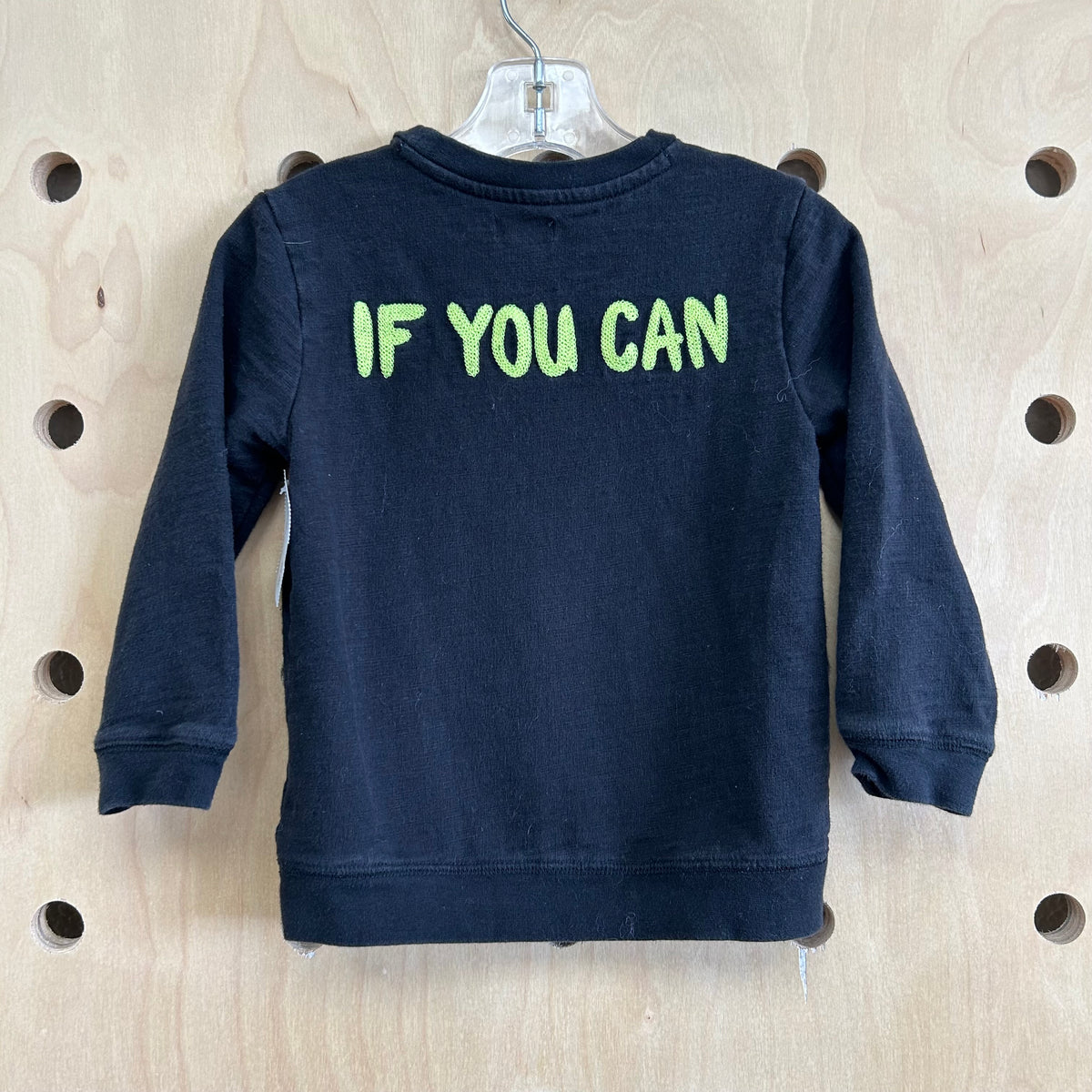 Black & Teal Catch Me Sweatshirt