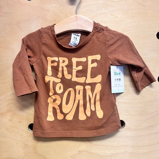 Brown 'Free To Roam' LS