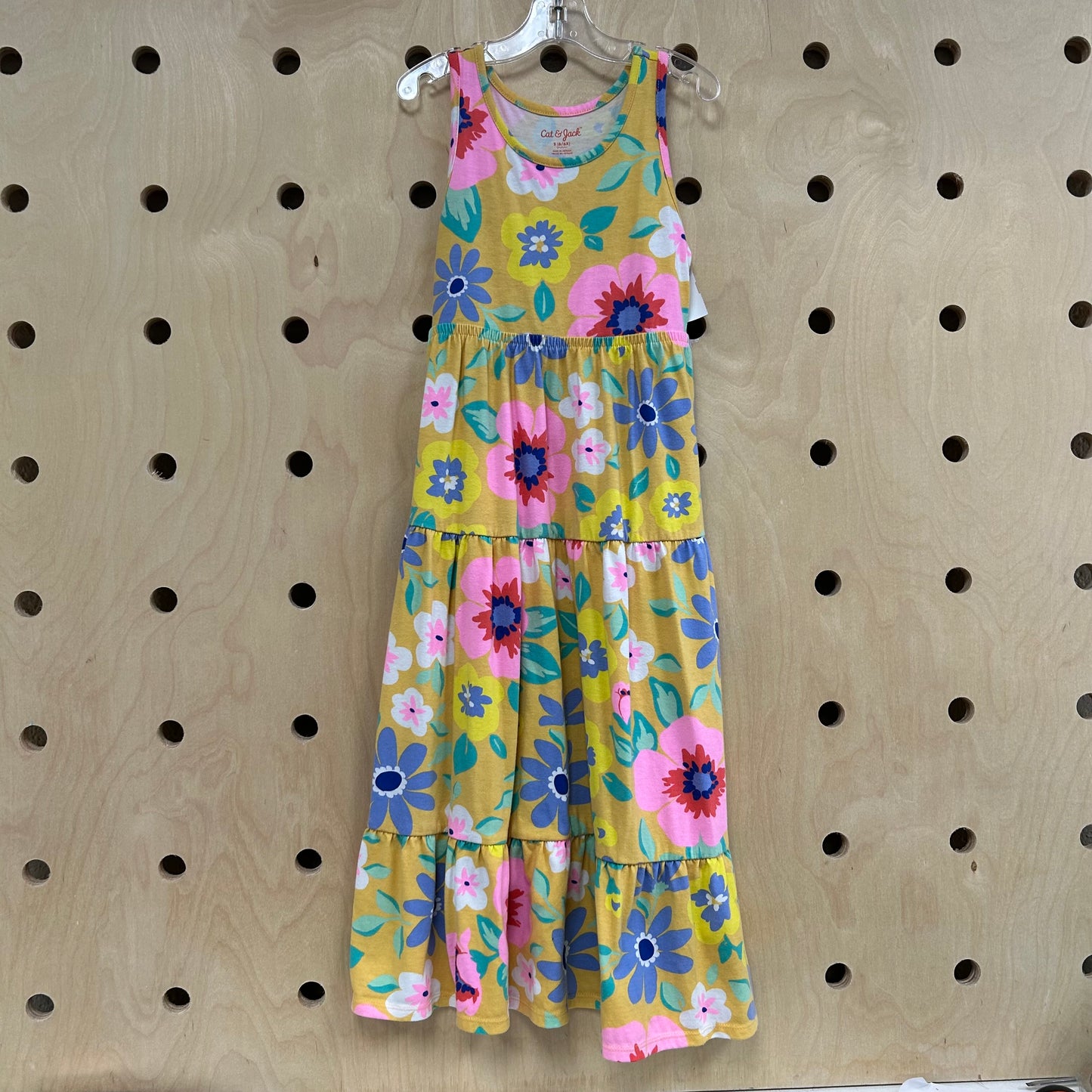 Yellow Floral Maxi Dress