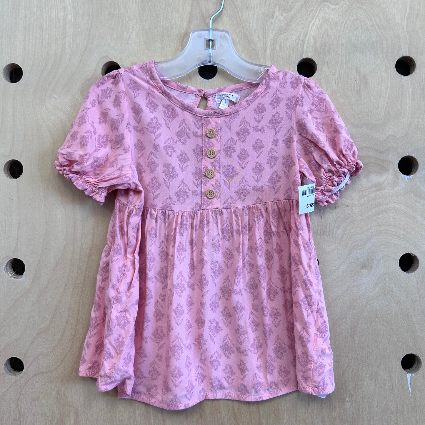 Pink Floral Top