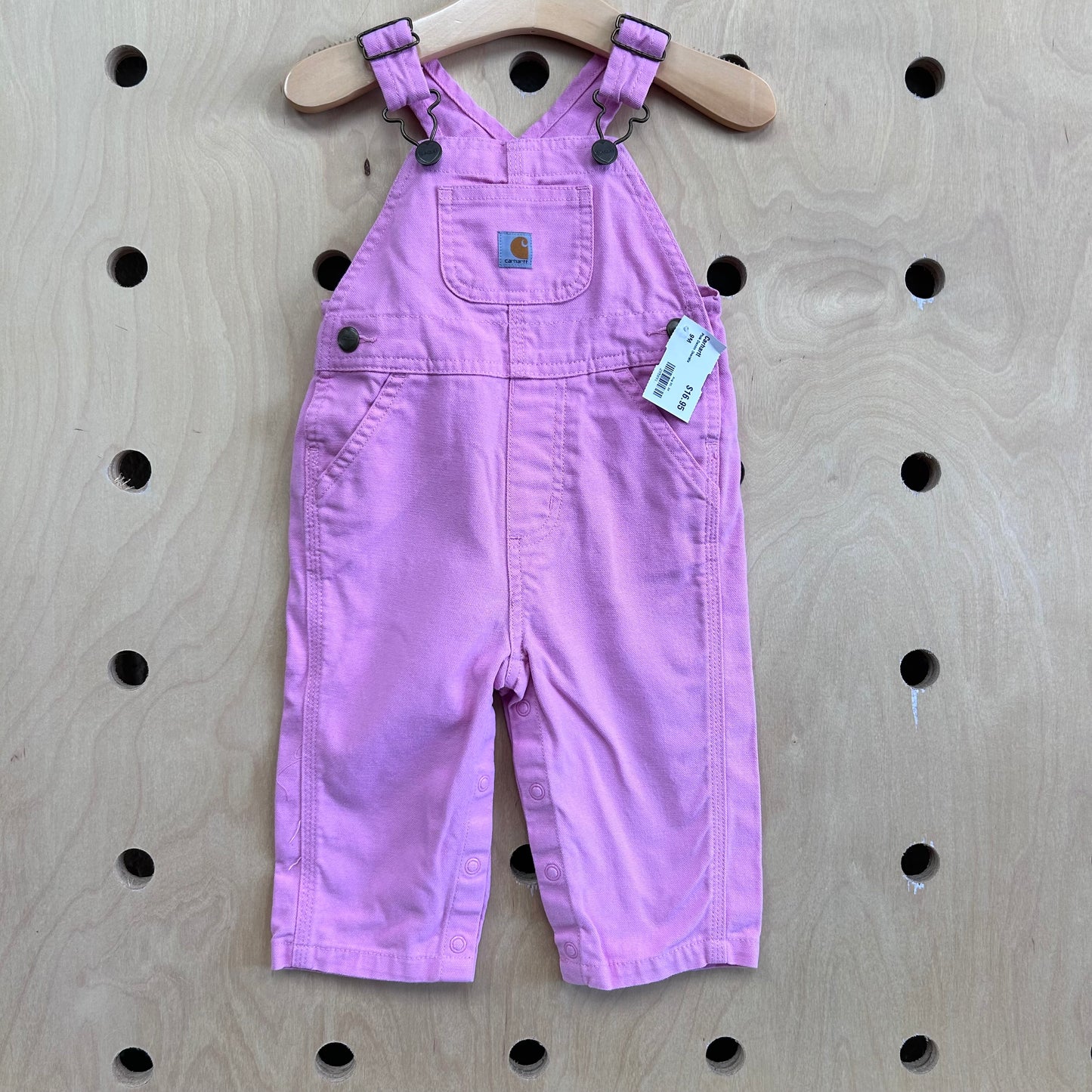 Pink Denim Overalls