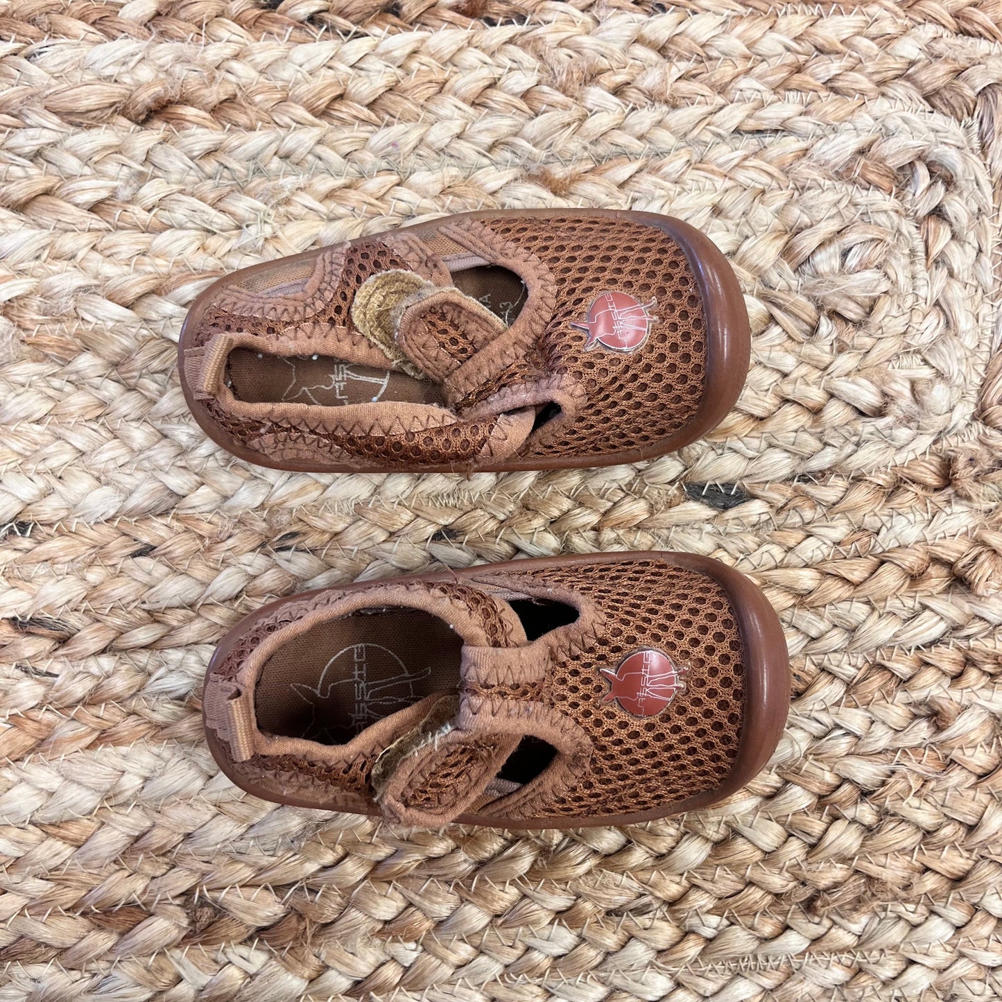 Brown Mesh Water Shoes
