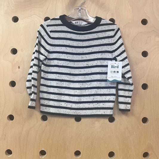 Striped + Speckled Sweater